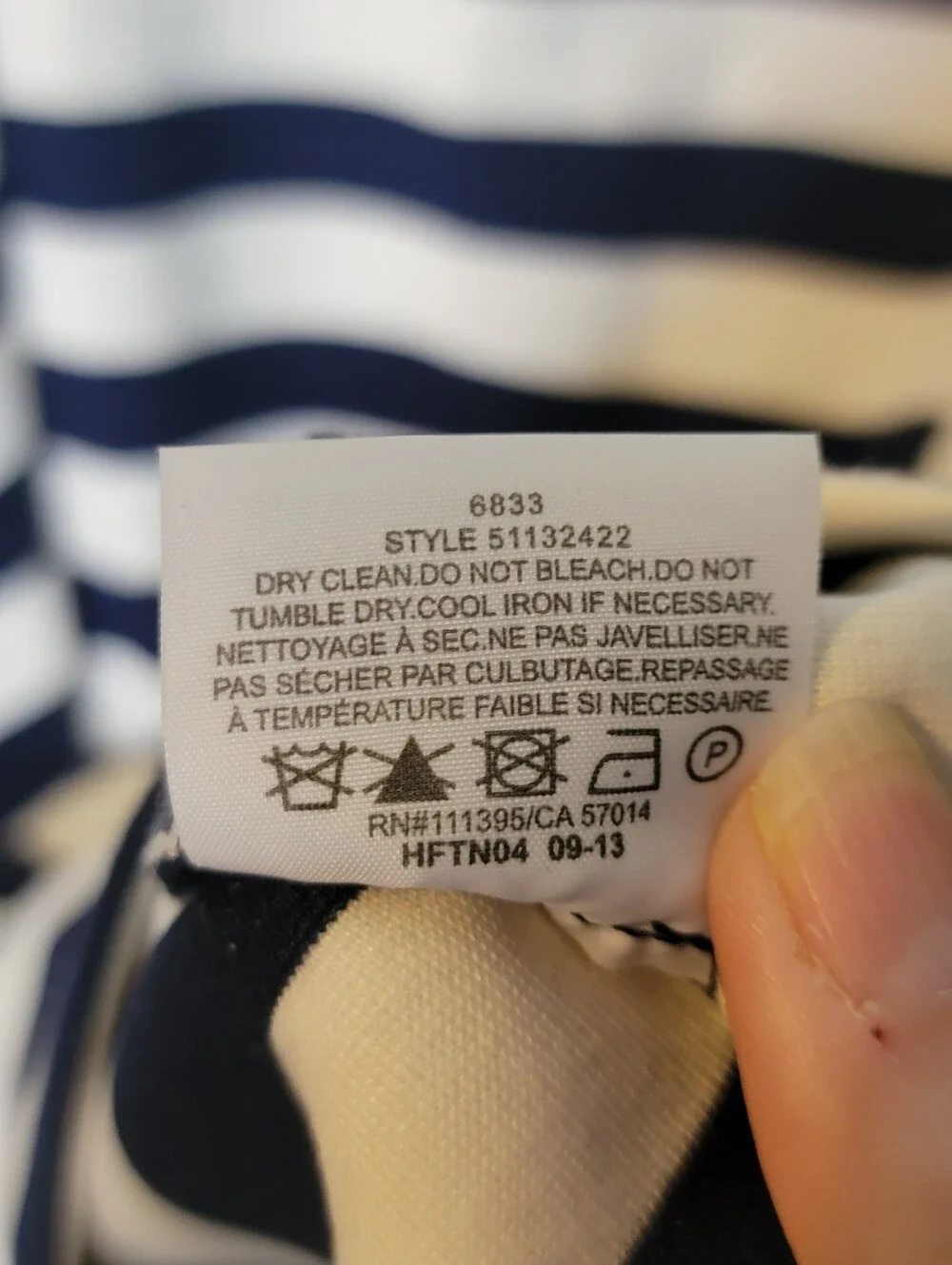 Tory Burch Augusta Stripe Dress M